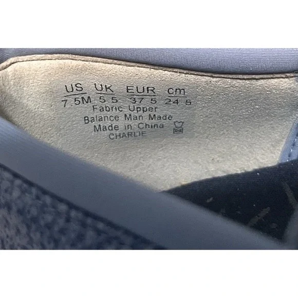 Bzees Charlie Knit Slip On Mesh Sneaker Comfort Flat Grandma Sporty‎ Blue 7.5 - Picture 10 of 11